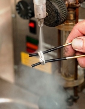 Master Jeweler Cleaning Diamond Ring