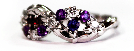 Gemstone Engagement Ring