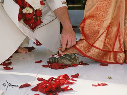Indian toe wedding rings