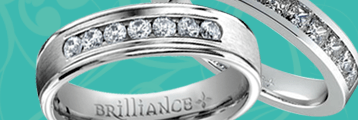 brilliance wedding ring set