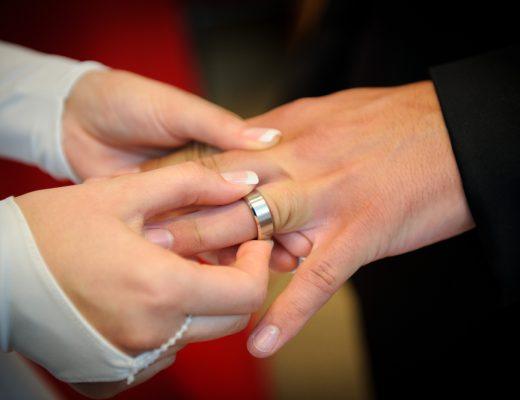 Beveled Men's Wedding Rings