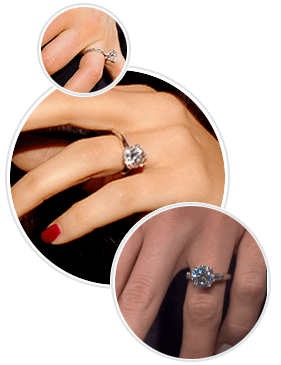 Mila Kunis' engagement ring