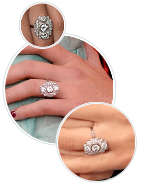 Scarlett Johansson's engagement ring
