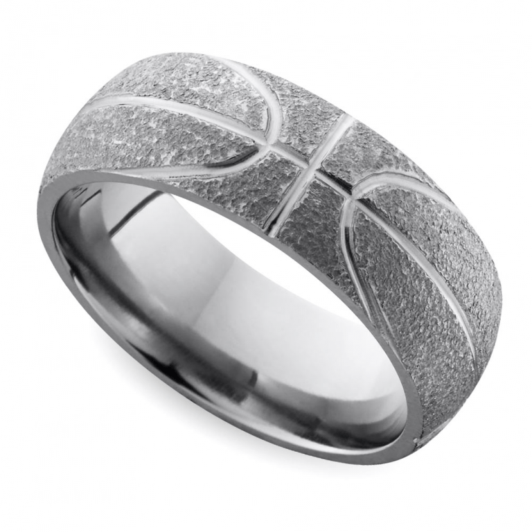 Cool Men's Wedding Rings for Sports Fanatics