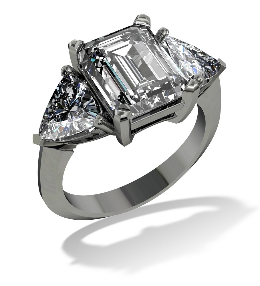 Emerald Cut Diamond Rings Through the Ages