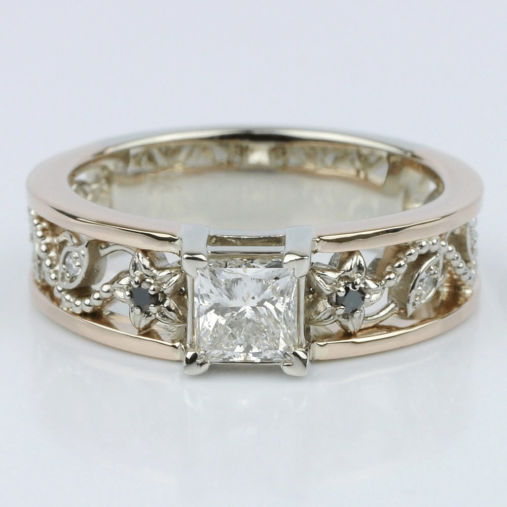 Vintage Engagement Ring Sets 110