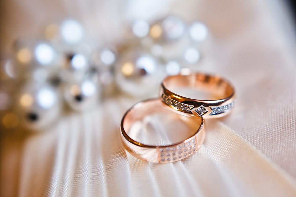 How much to spend on the engagement ring and wedding band is based on your own personal budget, style and preferences.