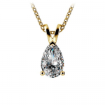 pear diamond necklace