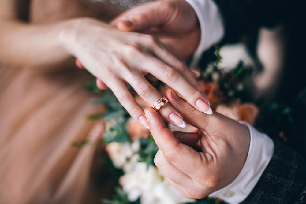 Wedding Ring Woman's Hand