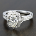 Antique Lyria Bloom Halo Diamond Engagement Ring By Parade