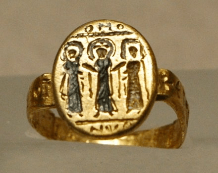 Byzantium Wedding Ring, 7th century A.D.