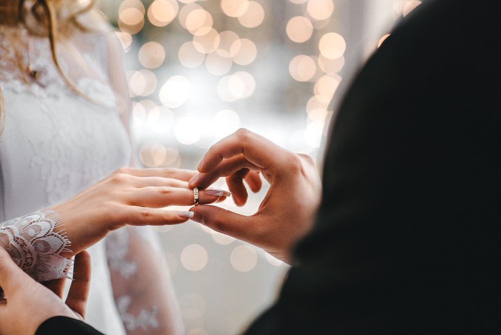 Ring Goes on First on Your Wedding