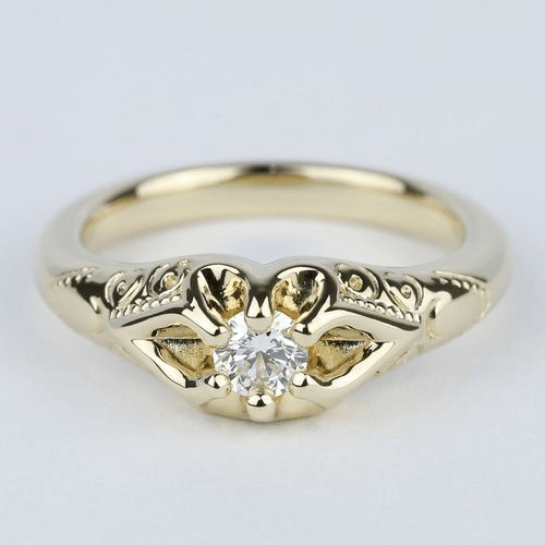 Antique Style Engagement Rings