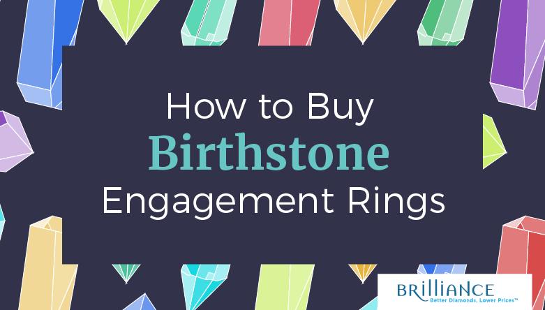 Birthstone Engagement Ring