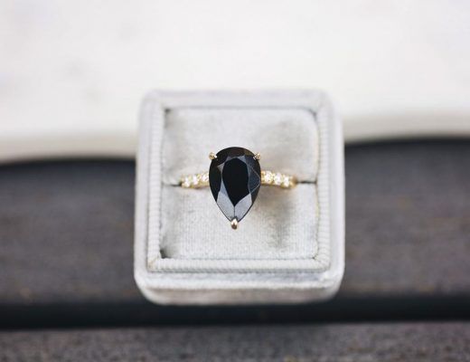 Black Engagement Ring
