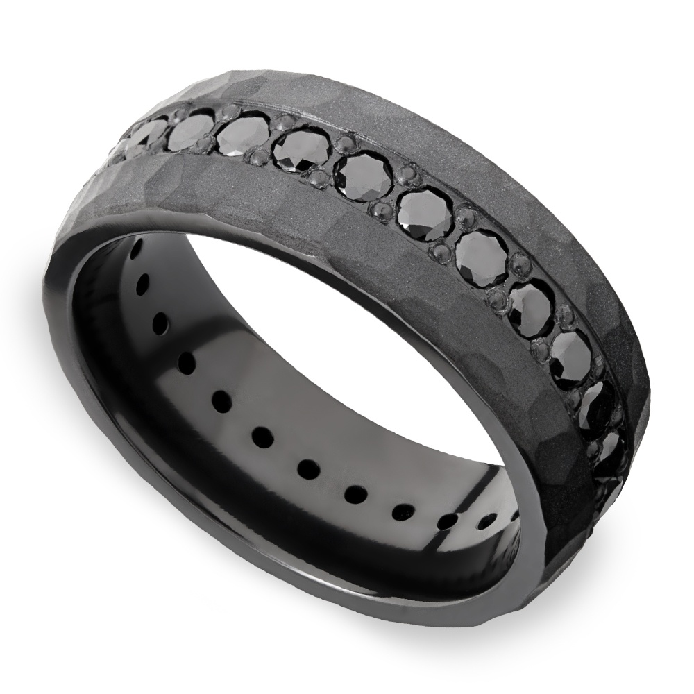7 Unique Styles for Men's Black Diamond Wedding Rings