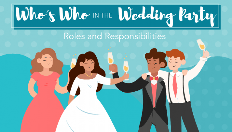 Wedding Roles: Who's Who In The Wedding Party (Infographic)